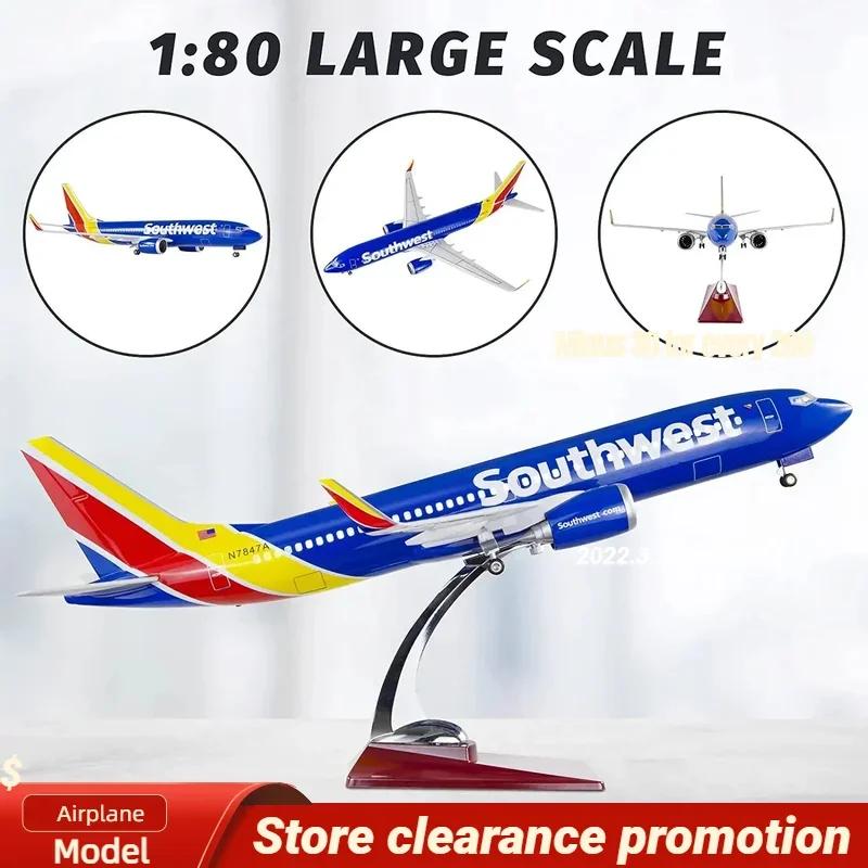 ü߰   , Southwest Airlines Boeing 737  ,  LED   ĳƮ , 1:80